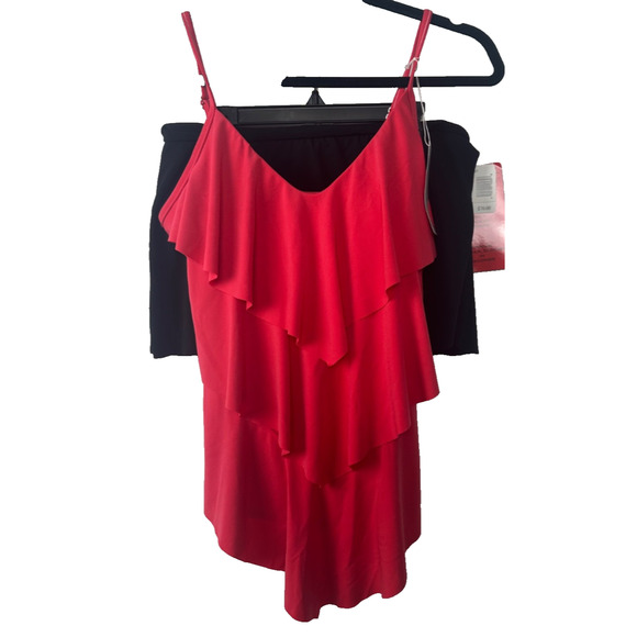 Magicsuit by miraclesuit Other - NEW Magicsuit Miraclesuit 8 Rita Tankini Top Swimsuit Tier Ruffle Set Skort B2
